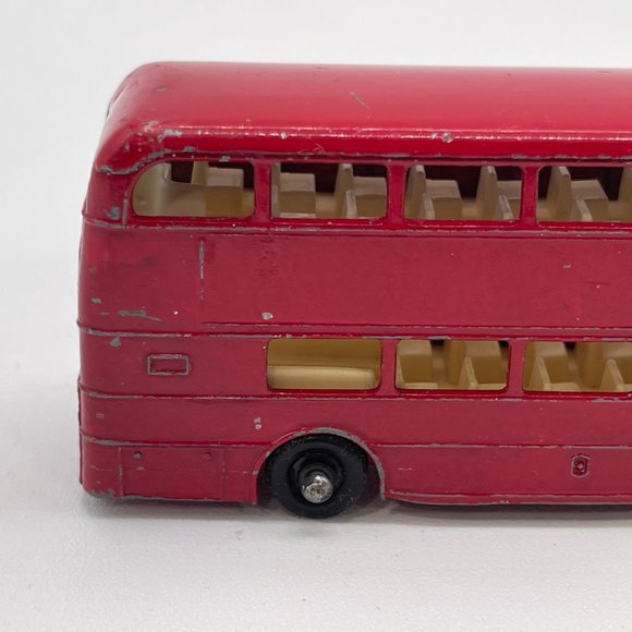 Vintage Matchbox Lesney Routmaster Bus No. 5 Double Decker Red - Picture 8 of 8